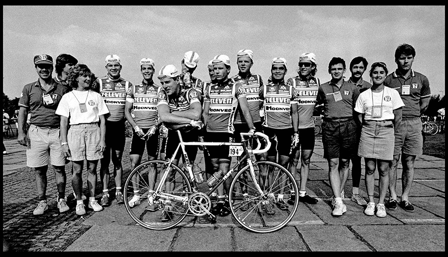 Max Testa with Team 7Eleven in 1987