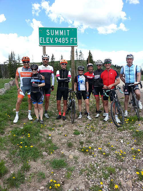 Group Ride at Wolf Creek Summit