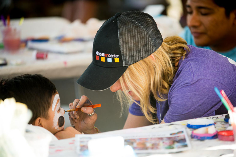 Kimball Arts Festival face painting