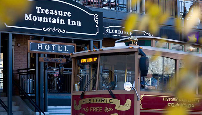 Treasure Mountain Inn on Park City Main Street