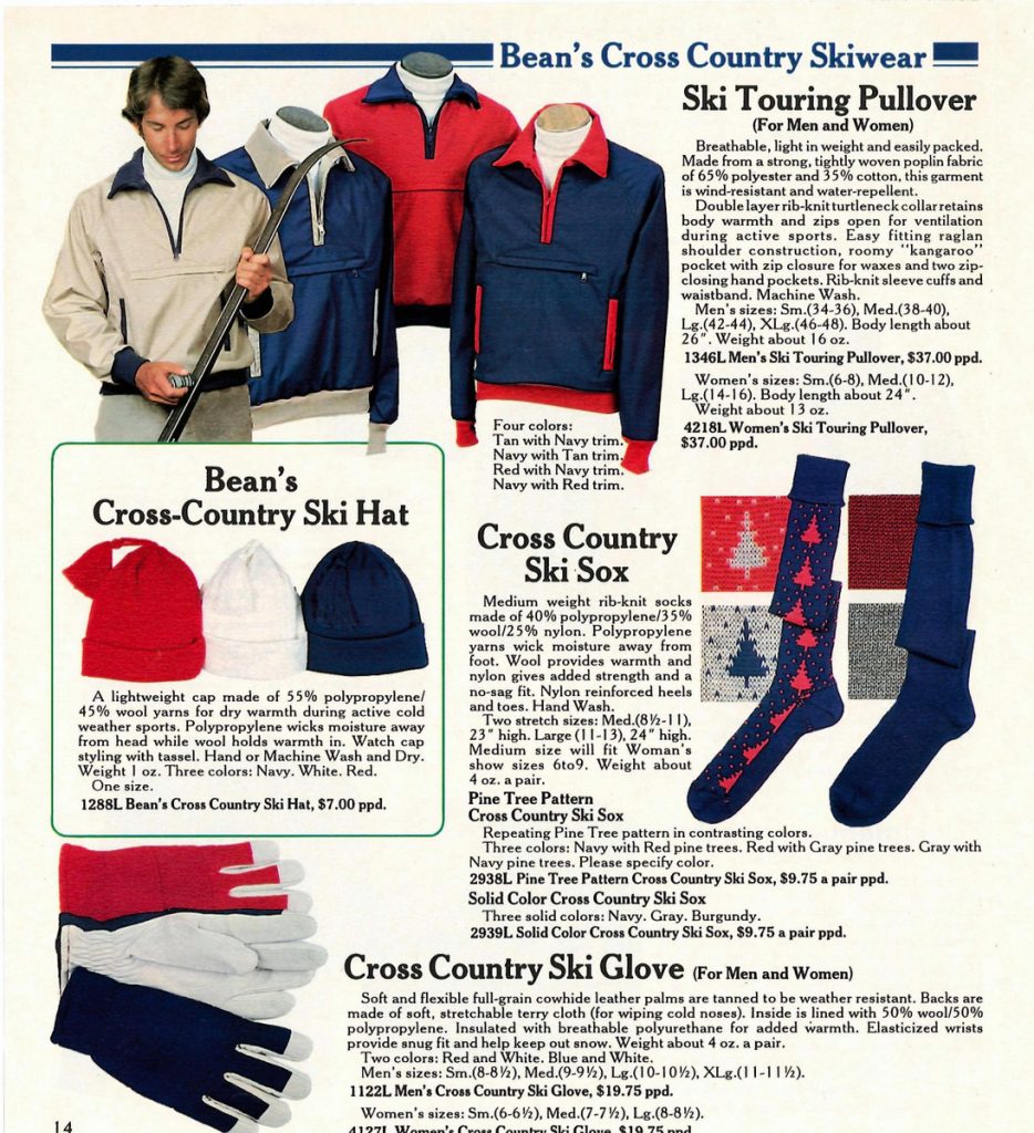 Vintage L.L. Bean Catalog Page