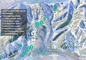 Deer Valley area map and lodging